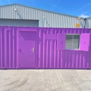 PORTABLE 20FT X 8FT OFFICE ANTI VANDAL CONTAINER