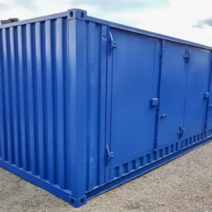 20×8 Bunded Container With Side Doors With Extra Door Secure Lock Boxes.