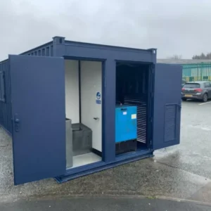 PORTABLE 21FT X 9FT WELLFARE UNIT WITH GENERATOR