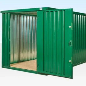 4m x 2.1m Powder Coated Flat Packed Store