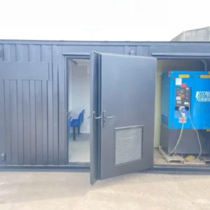 16ft by 8ft static welfare unit with generator toilet and kitchen