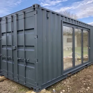 20ft Converted Container – Office/Gym with Bifold Doors