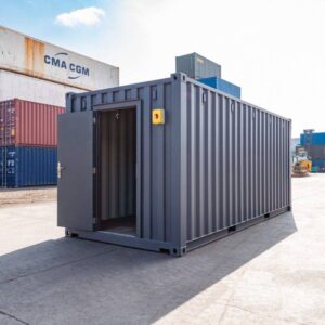 Enhanced 20ft Standard Shipping Container (Grey)